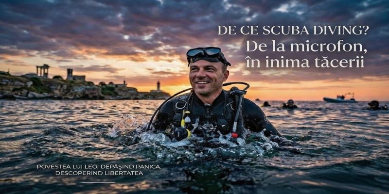 Leo1Romania De ce Scuba Diving? De la microfon, în inima tăcerii